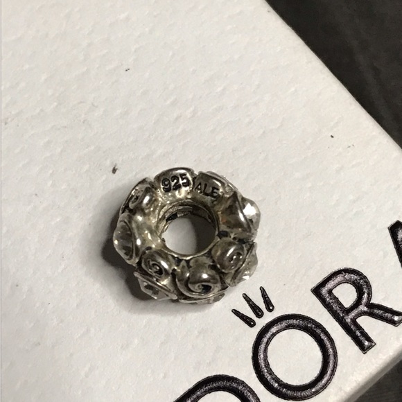Authentic Pandora Charm with Clear CZ - Picture 4 of 4